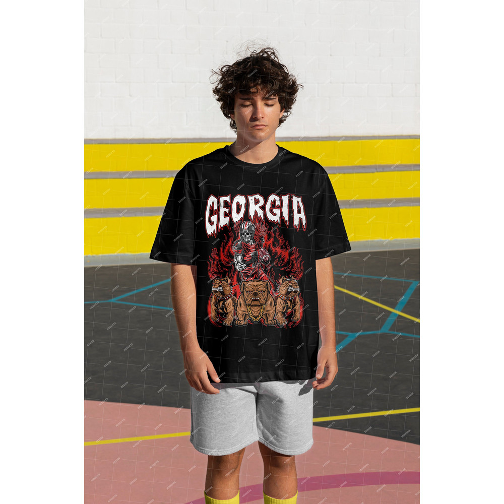 Georgia Skeleton Shirt, Georgia Vintage Bootleg Design Shirt.jpg