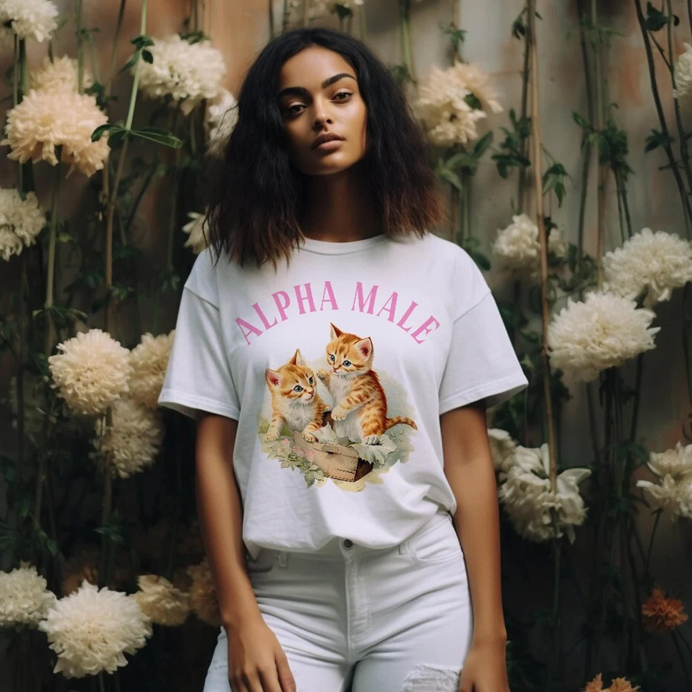 Alpha Male Cat T-Shirt, Vintage Alpha Male Cat 90s Shirt, Alpha Male Cat Bootleg Shirt, Retro Alpha Male Cat Shirt For Fan, Offensive Shirt.jpg