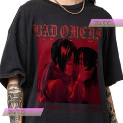 anime eren and mikasa shirt, attack on shirt , hunter shirt