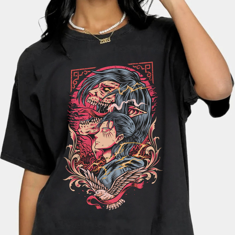 Eren Yeager Tshirt, Eren Yeager Shirt, Anime Shirt, Attack on Titan Shirt,Attack Titan Shirt,Anime Manga Shirt,Anime Lovers Shirt,Anime Tees.jpg