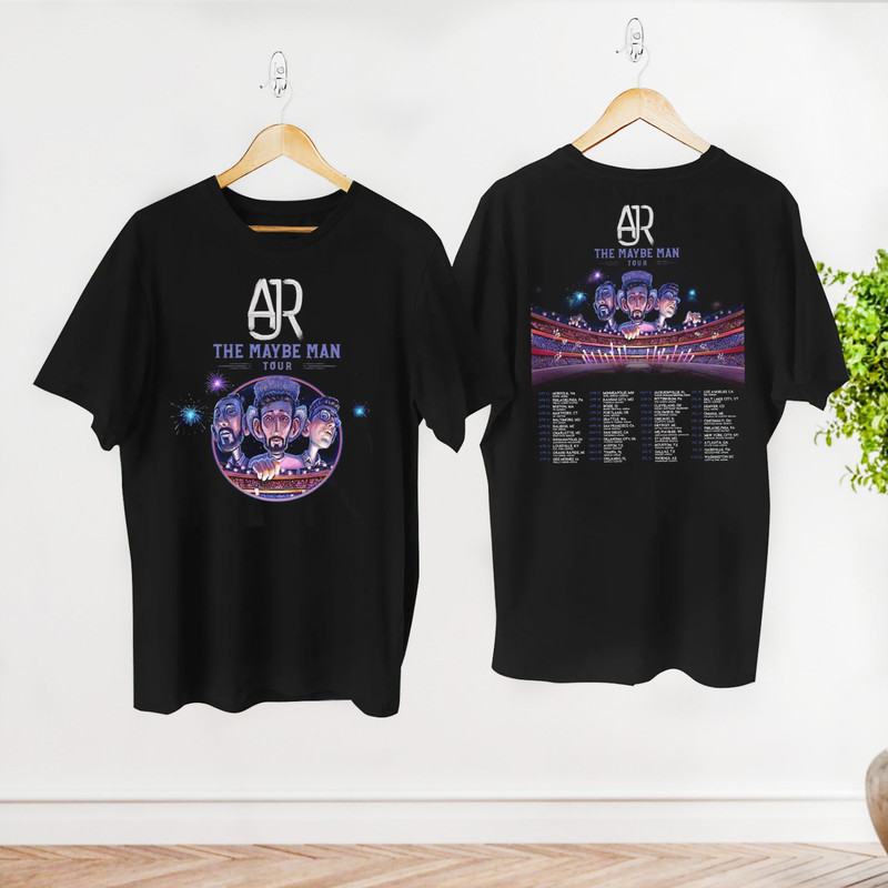 Ajr Brothers Band Shirt, AJR The Maybe Man Tour 2024 Shirt, AJR Band Fan Shirt, The Maybe Man Concert Shirt, AJR Band Merch, Ajr Graphic Tee.jpg