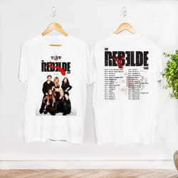 american 2023 tour soy rebelde rbd band shirt, rbd concert graphic shirt, soy rebelde tour shirt