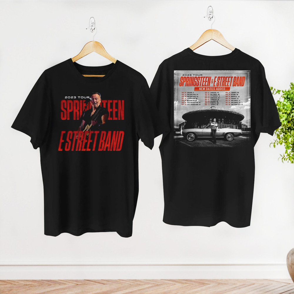 E Street And Bruce Springsteen 2023 Tour Shirt, E Street Band Tour, Bruce Springsteen Fan Gift, Rock Tour 2023 Shirt, Bruce Springsteen Tee.jpg