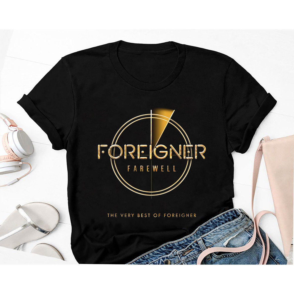 Foreigner Farewell Album Shirt, Foreigner Band Unisex Shirt, Rock Band Foreigner Shirt, Foreigner Tour 2023 Shirt, Foreigner Fan Gift Shirt.jpg