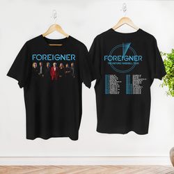 foreigner rock band shirt, foreigner the histroric farewell tour 2023 shirt, foreigner band merch