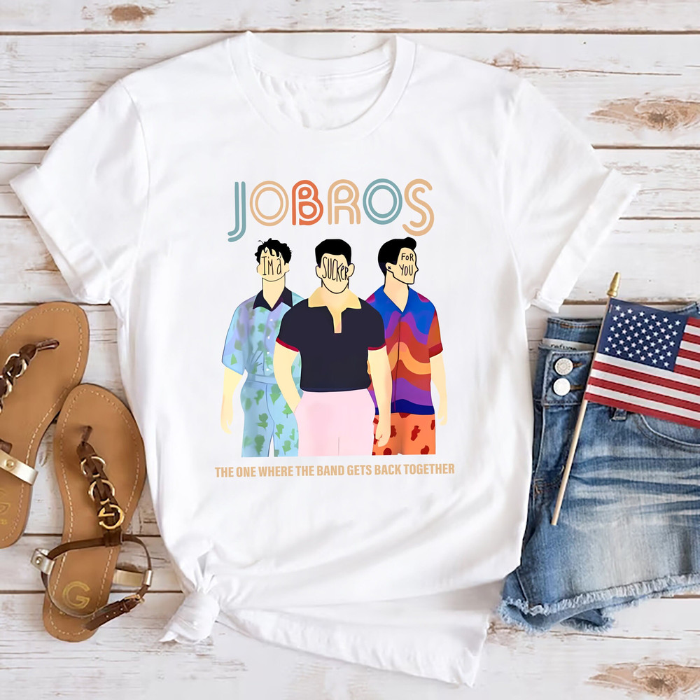 Jonas Brothers Band Unisex Shirt, Five Albums One Night Tour 2023 Shirt, Jonas Brothers Fan Gift Shirt, Jonas Brothers Shirt, Tour 2023 Tee.jpg