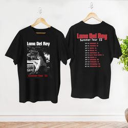 lana del rey summer 23 tour shirt, lana del rey 90s vintage tee, lana del rey fan shirt