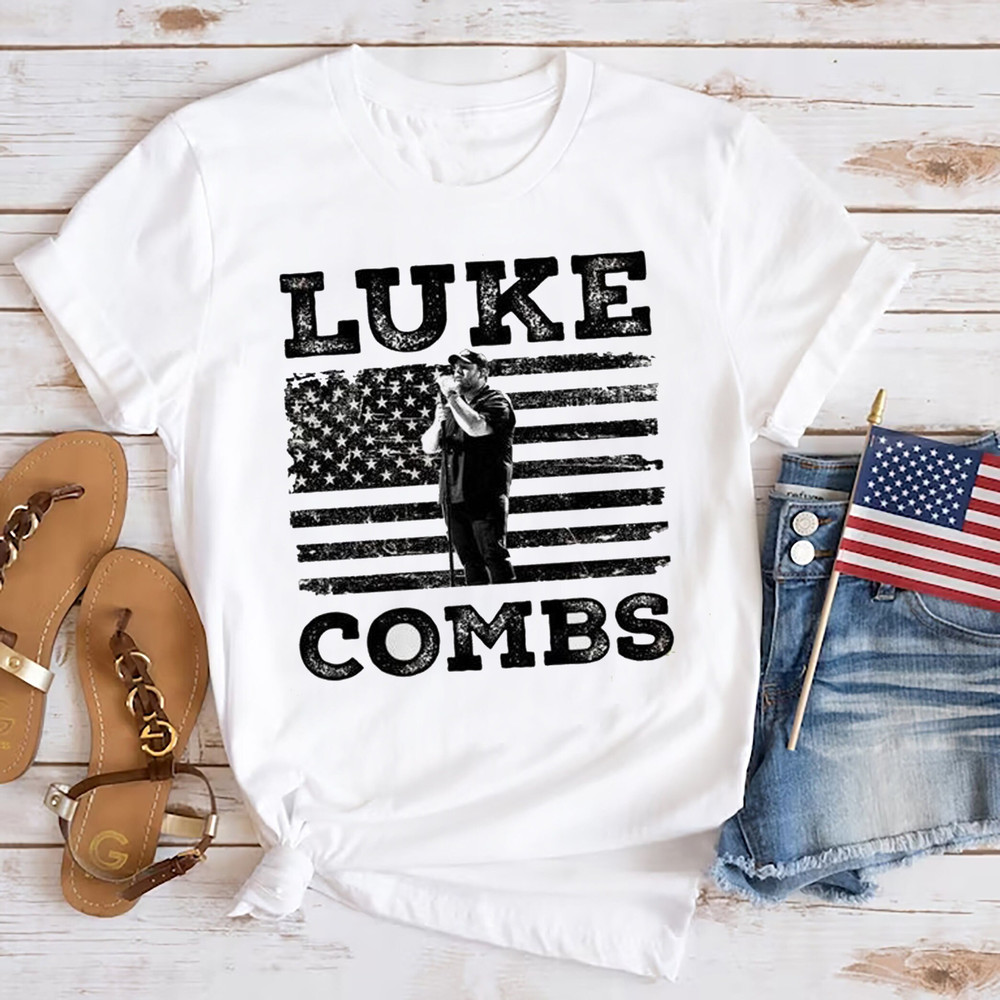 Luke Combs USA Flag T-Shirt, Luke Combs Graphic Tee, 2024 Tour Luke Combs Shirt, Luke Combs Country Music Shirt, Luke Combs Fan Gift Shirt.jpg