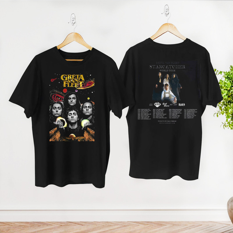 Rock Band Greta Van Fleet Shirt, Greta Van Fleet Starcatcher World Tour 2023 T-Shirt, Greta Van Fleet Graphic Tee, Greta Van Fleet Fan Shirt.jpg