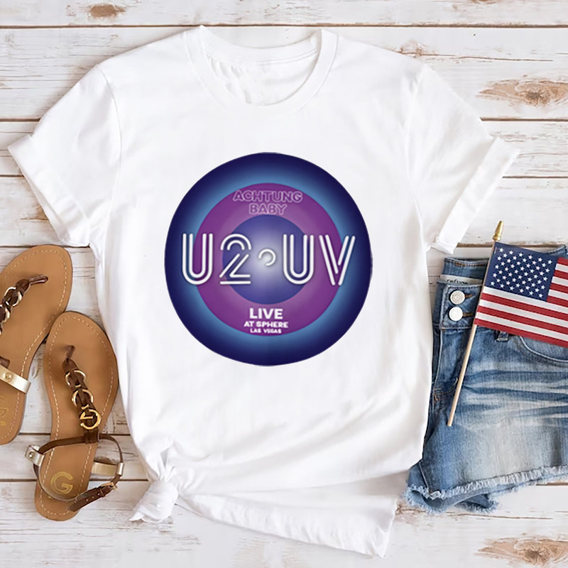 Rock Band U2 Tour 2023 Shirt, U2 Band Concert Merch Shirt, Achtung Baby Live At Sphere Tour, Vintage U2 Band Fan Gift Shirt, Joshua Tree Tee.jpg