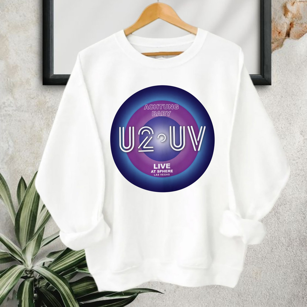 Rock Band U2 Tour 2023 Sweatshirt, U2 Band Tour Merch, Achtung Baby Live At Sphere Tour, Vintage U2 Band Fan Gift Shirt, Joshua Tree Shirt.jpg