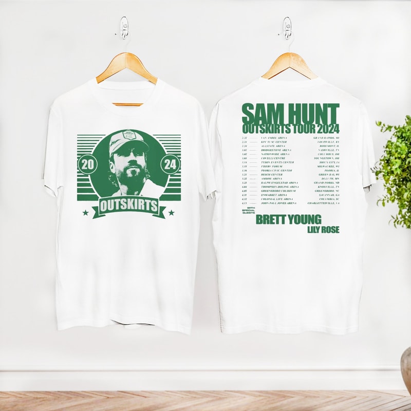 Sam Hunt Concert Merch, Sam Hunt 2024 Outskirts Tour T-Shirt, Sam Hunt Graphic Shirt, Sam Hunt Country Music Shirt, Sam Hunt Fan Gift Shirt.jpg