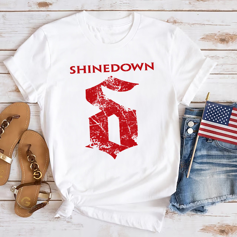 Shinedown Band Logo Unisex T-shirt, Shinedown Rock Band 2023 Tour Shirt, Shinedown The Revolutions Live Tour, Shinedown Fan Lovers T-Shirt.jpg