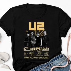 signature 47 years u2 band fan gift shirt, the joshua tree u2 band shirt, u2 band shirt