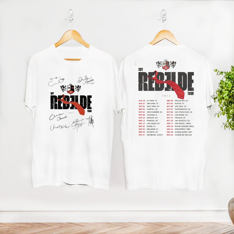 Signature RBD Band Unisex Shirt, RBD American 2023 Tour Soy Rebelde Shirt, Soy Rebelde Tour Merch, Tour 2023 Tee, RBD Fan Lover Shirt Gift.jpg