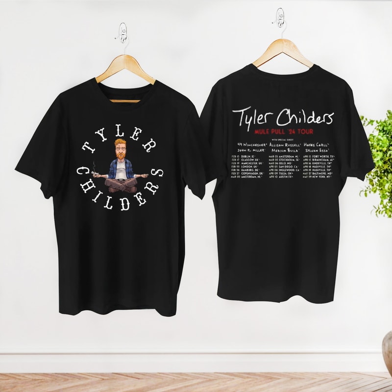 Tyler Childers Country Music T-Shirt, Tyler Childers Mule Pull '24 Tour 2024 Shirt, Tyler Childers Fan Gifts, Tyler Childers Graphic Shirt.jpg