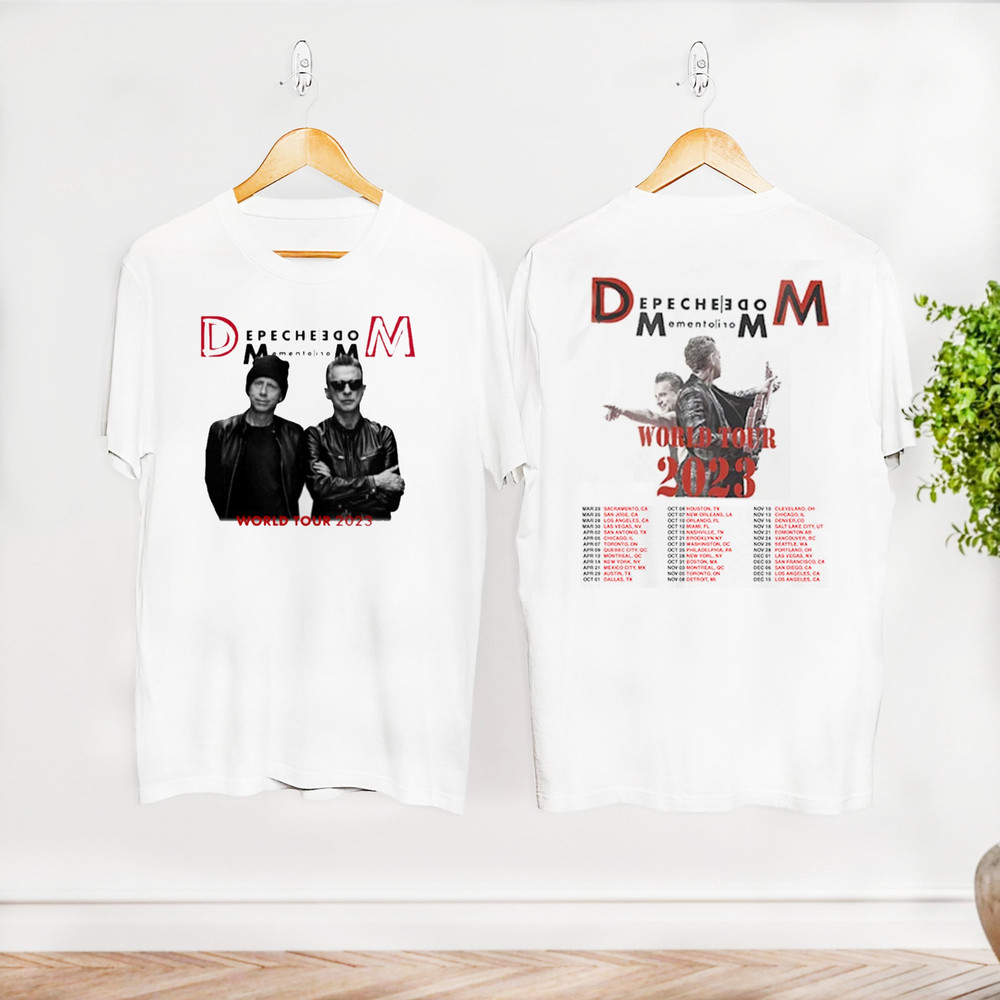 Vintage Depeche Mode Tour 2023 Tshirt, Depeche Mode Memento Mori Tour Shirt, Rock Band Depeche Mode Tshirt, Depeche Mode Shirt Gift For Fan.jpg