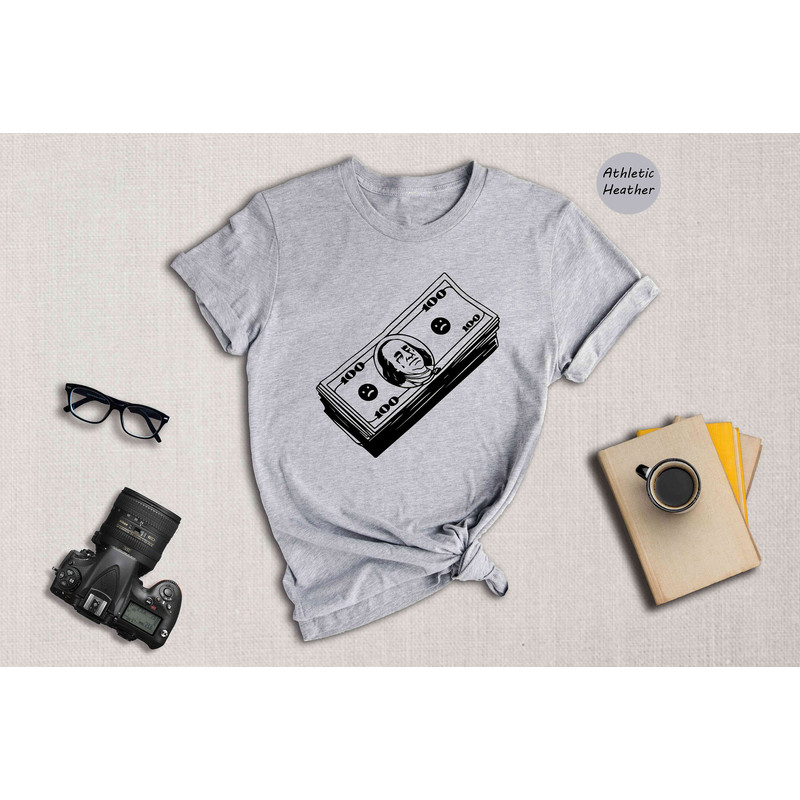 100 Dollar Shirt, Inspirational Shirt, Meme Shirt, Summer Shirt, Benjamin Franklin Shirt, Funny Benjamin Franklin Art Shirt.jpg