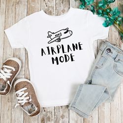 airplane mode toddler shirt, funny baby romper, baby shower gift