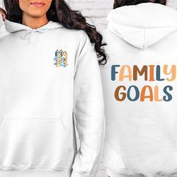 bluey family sweatshirt, bluey lovers sweater, family goals sweatshirt