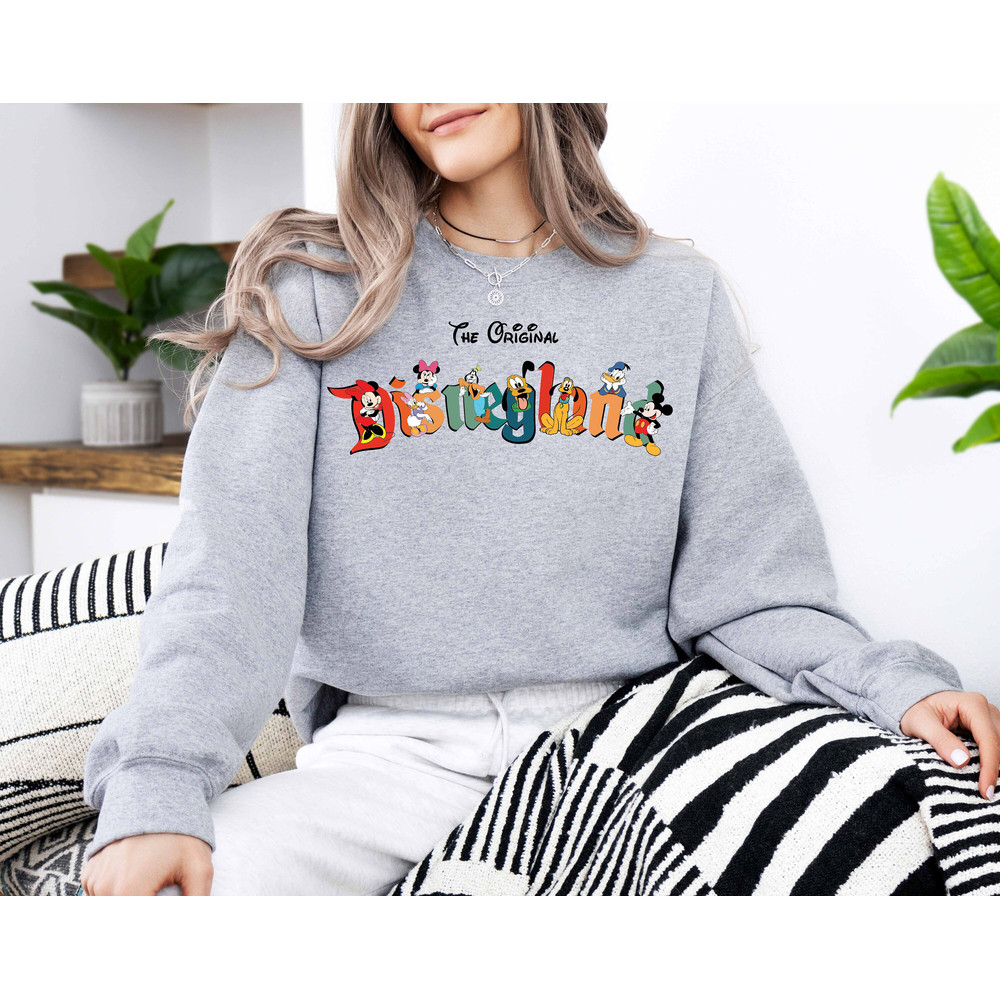 Disneyland The Original Mickey Mouse And Friends Shirt, Disneyland Family Trip, Vintage Disneyland Sweatshirt.jpg