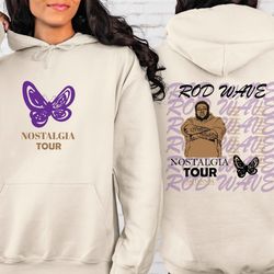 rod wave nostalgia t-shirt, 90s rap music t-shirt, bootleg vintage y2k t-shirt