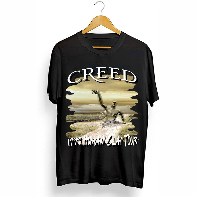 Creed Human Clay 1999 Tour tshirt, Creed Band Fan Shirt, Vintage Creed Shirt, Creed Merch, Creed Tour Concert Gift For Fan, Music Tour.jpg