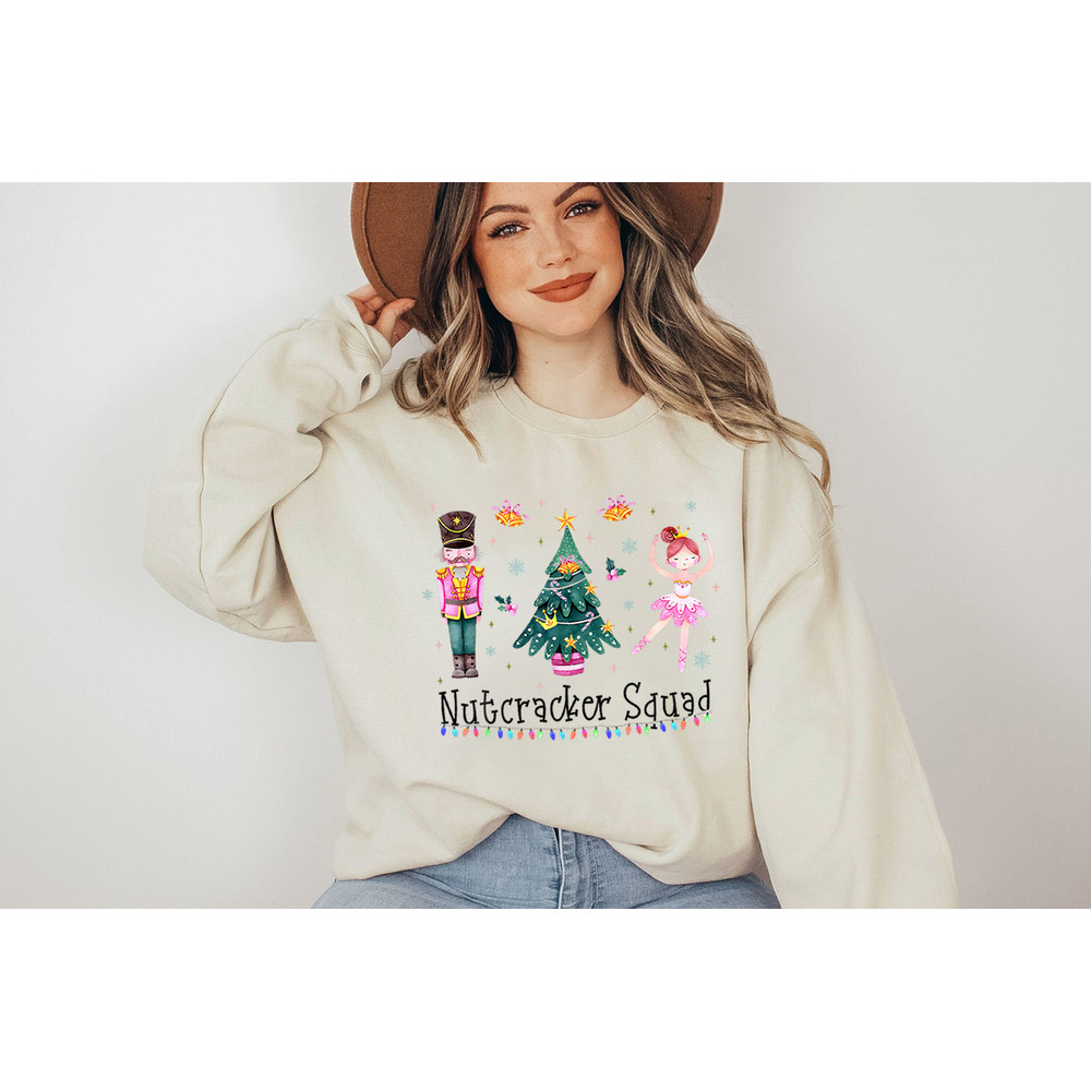 Nutcracker Sweatshirt, Nutcracker Ballet Shirt, Christmas Nutcracker Squad Ballet Dance Shirt, Holiday Sweatshirt.jpg