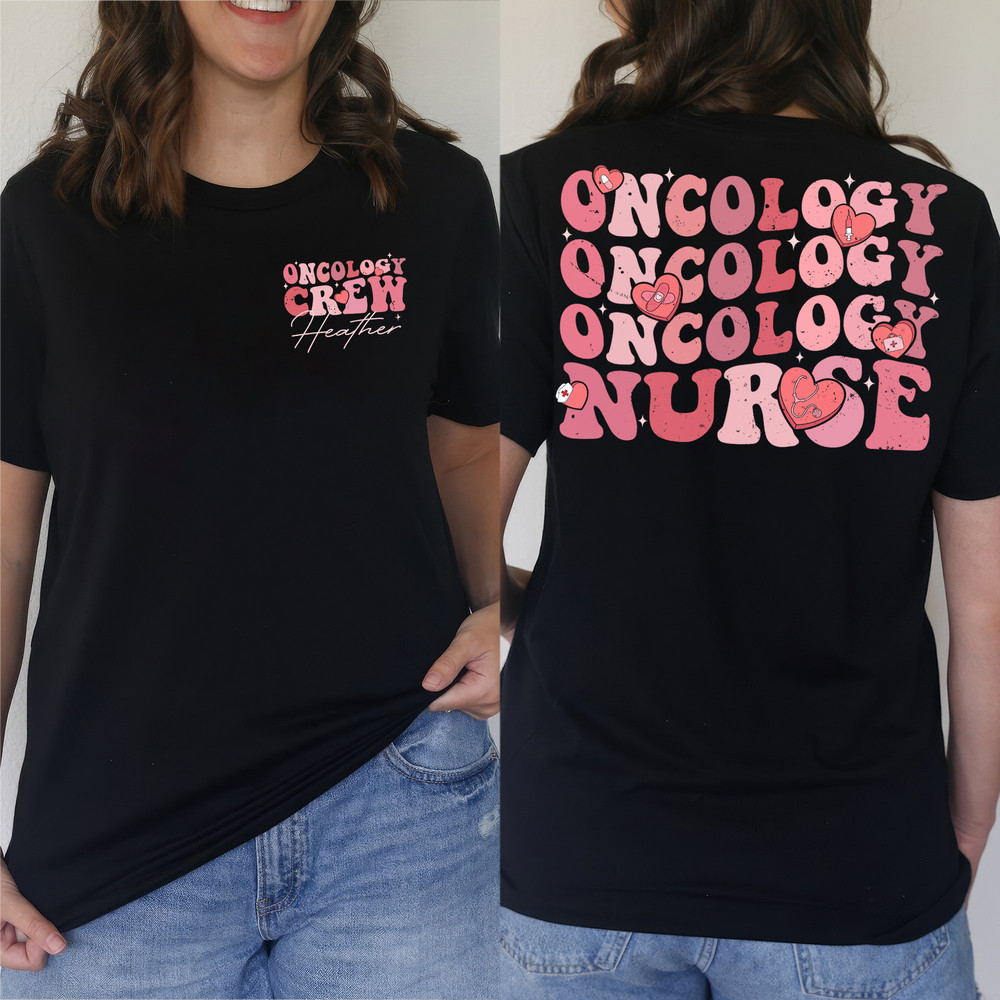 Custom Oncology Nurse Valentine Shirt, Cancer Nurse Shirt, Oncology Squad, Onc Crew Valentine Matching Shirt, Valentine Gift For Nurse.jpg