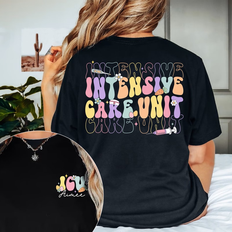 ICU Nurse Easter Shirt, Intensive Care Unit Nurse Shirt, Easter ICU Shirt Gift for Nurse, ICU Crew, Nursing Easter Shirt, Easter Rn Shirt.jpg