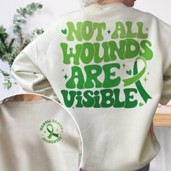 mental health awareness shirt, not all wounds are visible, mental health shirt, gift for her