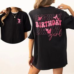 Personalized Birthday Girl Shirt, Girls Birthday T Shirt, Birthday Party Sweatshirt, Gift For Her