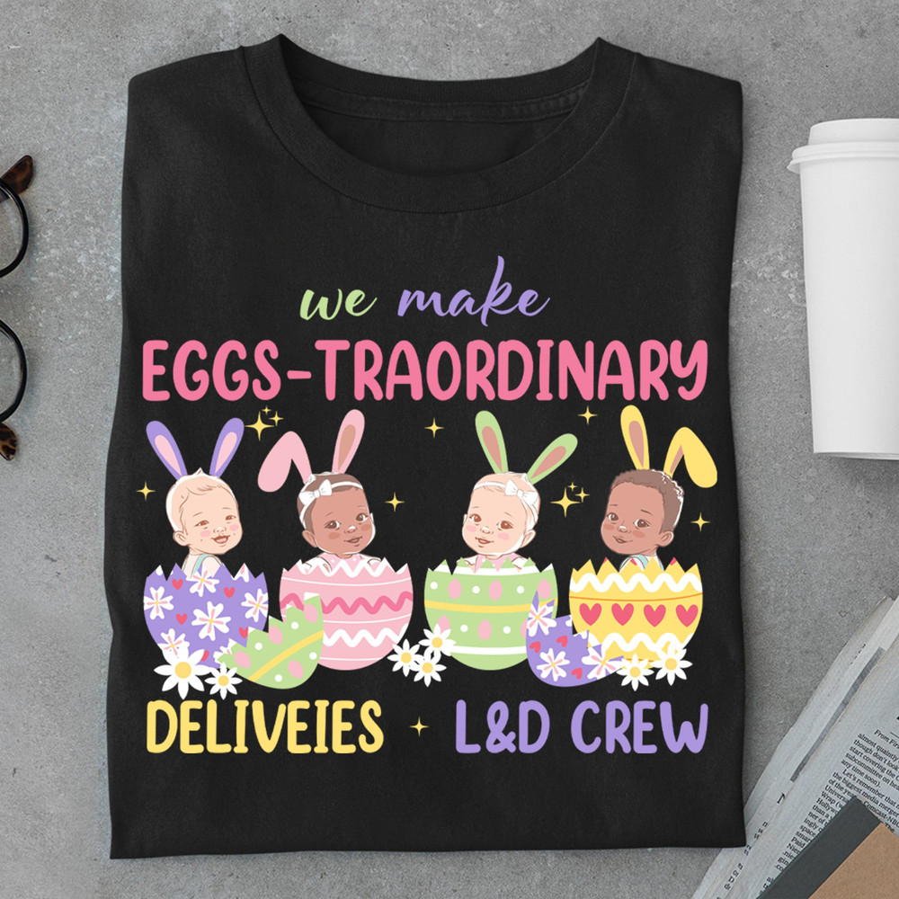 Retro Labor And Delivery Crew Easter Shirt, LD Nurse Easter Sweatshirt, Easter Nurse Shirt, Easter Gifts For LD Nurse , LD Tech.jpg
