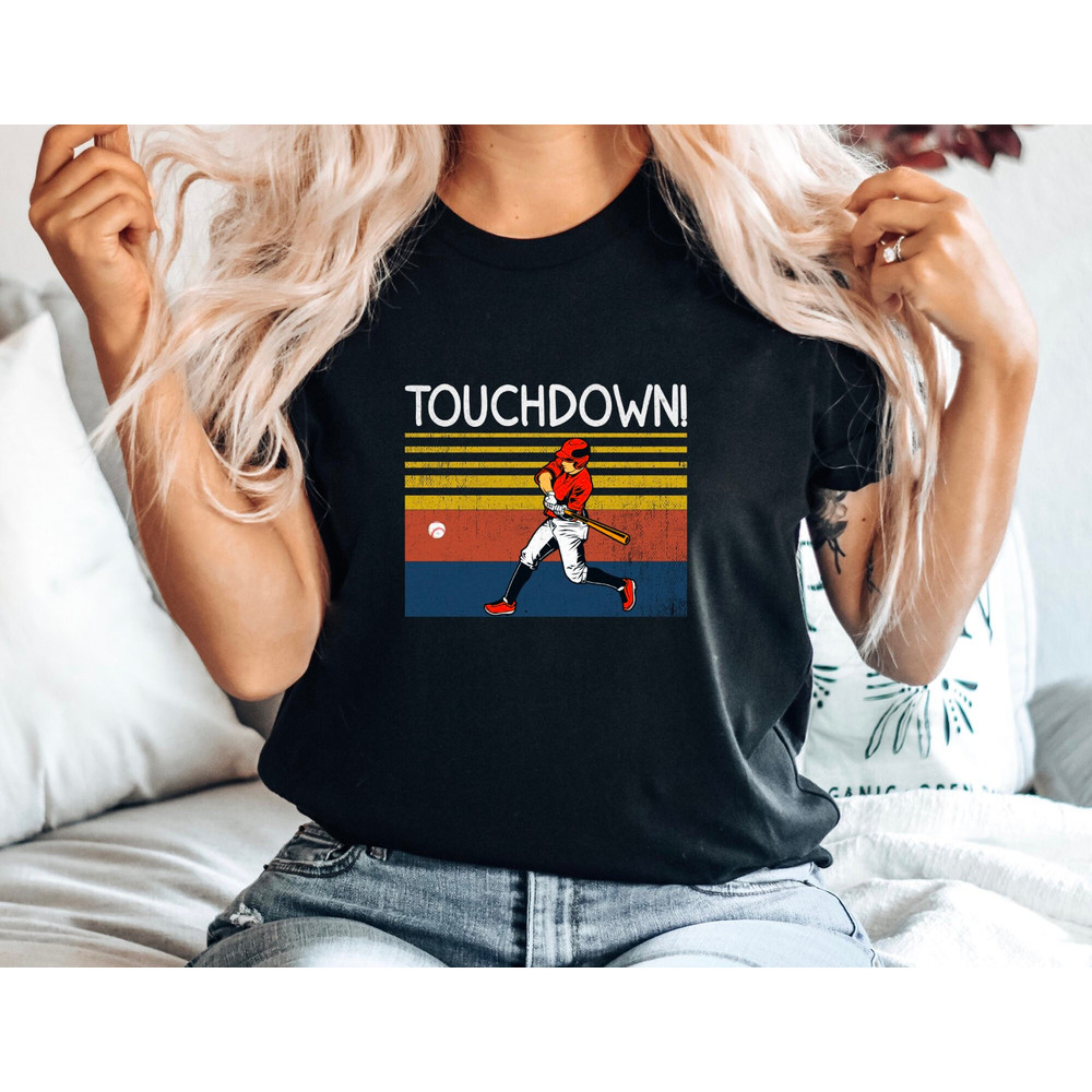 Baseball Shirt  Touchdown Tee  Unisex Sports T-Shirt  Casual Athletic Apparel  Summer Top for Baseball Fans  Baseball Player Apparel 5.jpg