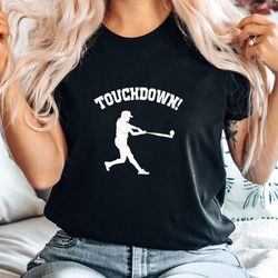 baseball shirt, casual athletic apparel summer top for baseball fans