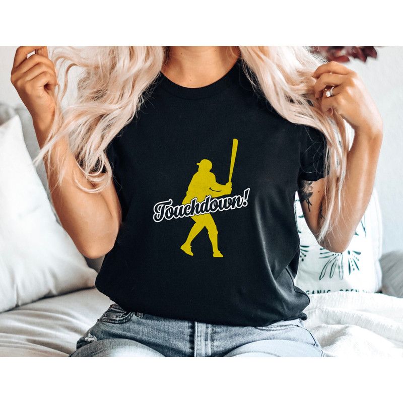 Baseball Shirt  Touchdown Tee  Unisex Sports T-Shirt  Casual Athletic Apparel  Summer Top for Baseball Fans  Baseball Player Apparel 6.jpg