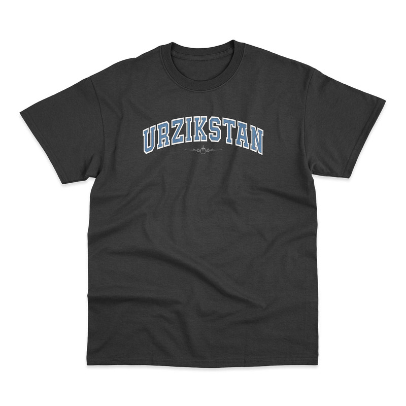 Urzikstan Warzone Varsity Style Gamer T-shirt.jpg