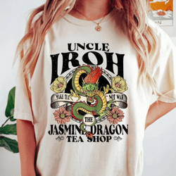 avatar the last airbinder 2024 shirt, vintage retro uncle iroh's jasmine dragon tea shirt