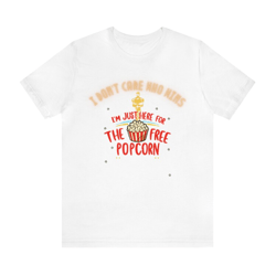 popcorn and judging unisex jersey short sleeve tee, oscars, oscar night, gift for women, academy awards, oscar party