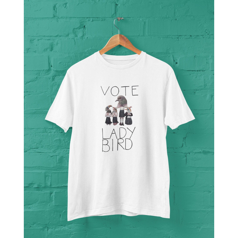 Vote Lady Bird Unisex Tshirt.jpg