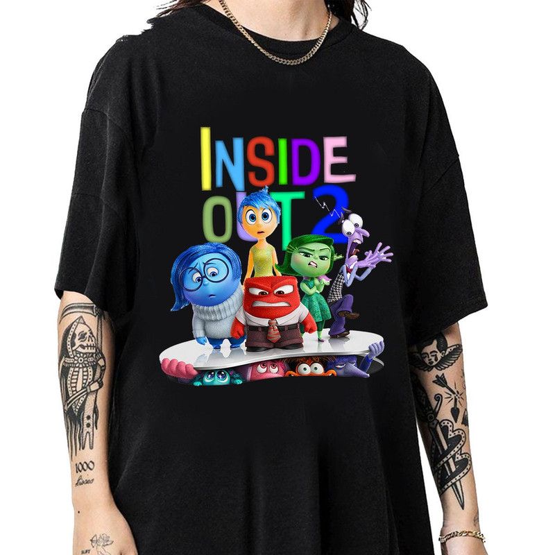 Inside Out 2 Shirt, Disney Pixar Inside Out Shirt, Emotions Inside Out Shirt, Joy Sadness Disgust Anger Fear, Disney Trip Tee, Disney Movie.jpg