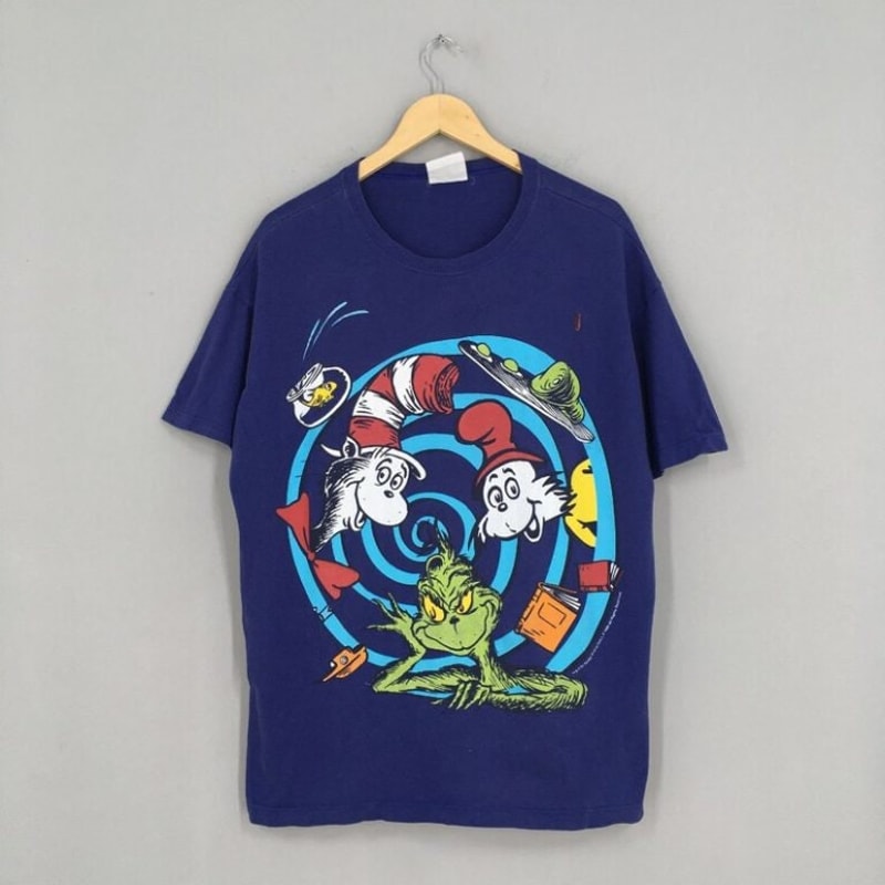 Read Across America Cartoon Characters Sweatshirt, Dr Seuss Shirt, National Read Across America Shirt, Vintage Reading Day Friends Shirt.jpg