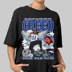 the greatest halftime show ever creed shirt, creed shirt, 2024 music concert tee