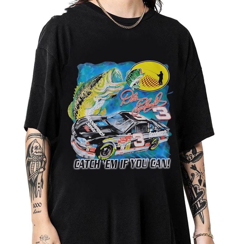 Vintage Nascar X Fishing Racing Shirt, Retro Racing Graphic Tee, Y2k Retro Bootleg Graphic Shirt, Funny Race Shirt, Fisher Tee, Racing Gift.jpg