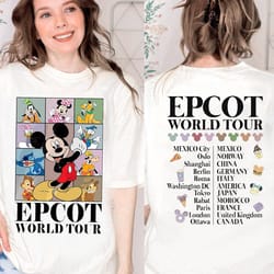disney drink around the world traveler shirt, epcot world tour shirt, disney family matching shirt