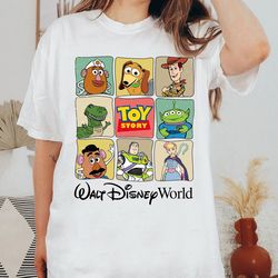 disney toy story shirt, toy story group shirt, cool toy story characters shirt
