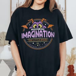 figment journey into imagination one little spark shirt, vintage disney epcot trip t-shirt