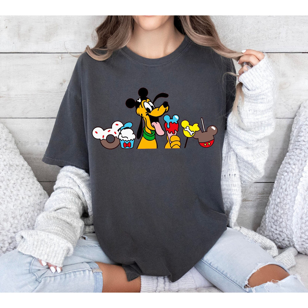 Pluto Snacks T-shirt, Disney Snacks, Disney Shirt, Disney Vacation Shirt, Disneyworld Shirts, Disney Family Shirts, Pluto Mickey Ears Shirts.jpg