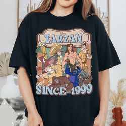 tarzan 1999 shirt, vintage tarzan and jane shirt, jane porter