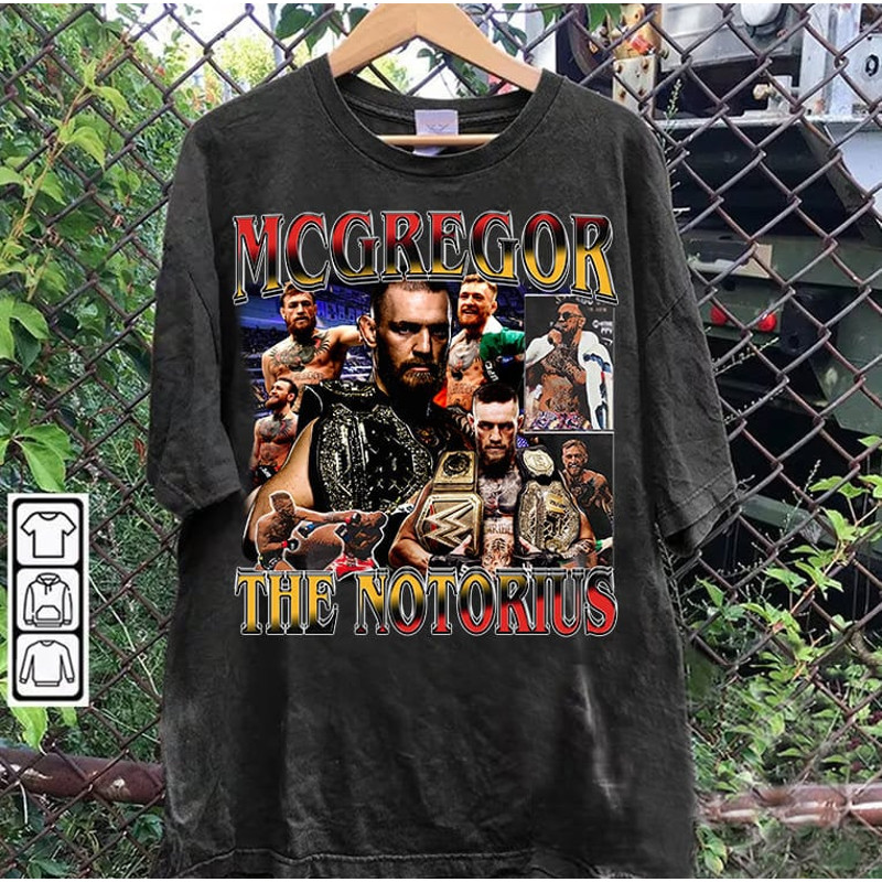 Vintage 90s Graphic Style Conor McGregor Shirt - Conor McGregor Sweatshirt - American Professional Boxer Tee For Man and Woman Unisex Shirt.jpg